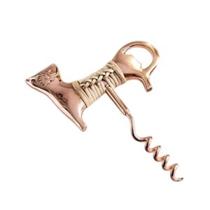 Sacacorchos de Cobre con Forma de Animal, Manual, Multifunción, Diseño Metálico - Product Image 1
