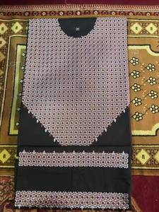 Vestidos Afganos Azul Rey Vibrante para Hombre con Patrones de Bordado Plateado Brillante y Silueta Tradicional con Múltiples Pliegues - Product Image 6