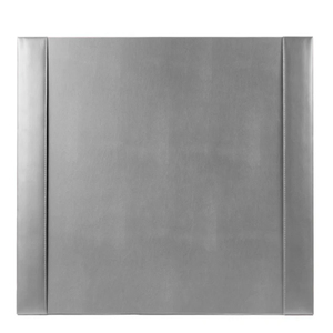 Tapetes de Escritorio de Cuero Sintético Gris para Escritura, Tapete de Cuero Minimalista para Escritorio Ejecutivo, Tapete de Cuero Sintético Gris - Product Image 1