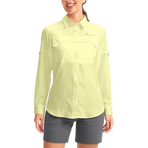 Camisas de pesca de tela de moda, muy vendidas, material impermeable, textura suave, buenas camisas de pesca para mujer. - Product Image 1