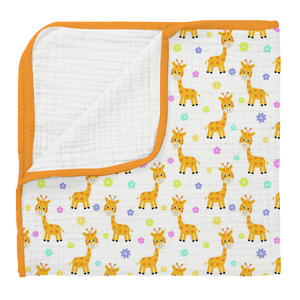 Meilleures ventes Couverture en mousseline de coton biologique pour bébé avec impression personnalisée de l'exportateur et du fabricant indiens - Product Image 5