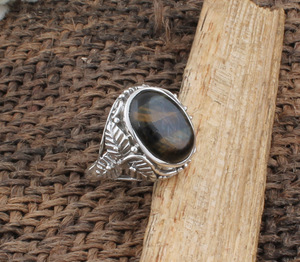 <b>Turquoise</b> Sterling Silver Handmade Classic Geometric Rectangle <b>Ring</b> for Women Wedding & Party Gift - Product Image 1