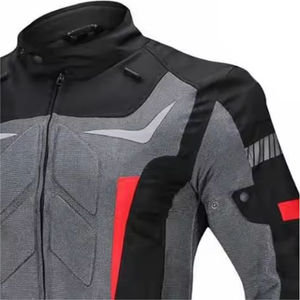 Veste de moto personnalisée, imperméable, coupe-vent, imprimée, grande taille, en Cordura 600D, pour l'hiver, avec logo OEM pour homme - Product Image 4
