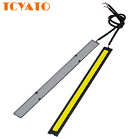 Ampoules LED TCYATO pour voitures, lumières LED pour moto, feux de jour COB super lumineux, ultra-fins et étanches