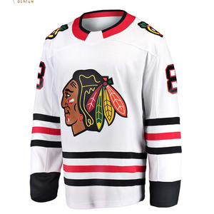 Maillot de hockey sur glace personnalisé en sublimation avec nom et numéro, design sur mesure pour l'entraînement, uniforme d'équipe OEM - Product Image 5