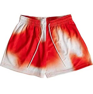 Shorts de bain pour hommes grande taille à imprimé géométrique Modern Movements - Taille mi-haute avec cordon de serrage, extensible dans 4 directions, respirant et séchage rapide - Product Image 1