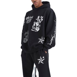 Prix compétitif disponible 2025 Top produit à la mode survêtements respirants empilés combinaison de survêtement à impression bouffée à séchage rapide - Product Image 4