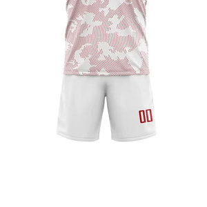 Maillot de football professionnel à tissage uni, personnalisé par sublimation, col en V, anti-transpiration, uniforme d'équipe - Product Image 6