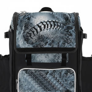Sac à dos de grande capacité pour équipement de baseball avec crochet de fixation, poche à chaussures, support pour casque et compartiments de rangement multifonctionnels - Product Image 5