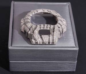 Mens Starspire Jewels Premium Stainless Steel Model 1 Replacement Wrist <b>Watch</b> <b>Case</b> DW6900 Style Customized Color Iced Luxury Mod - Product Image 4