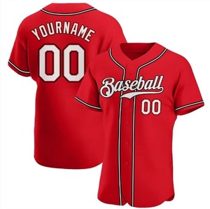 Uniformes de baseball légers 100 % polyester, séchage rapide et respirants, nom d'équipe personnalisé pour les matchs en plein air et l'entraînement des équipes - Product Image 3