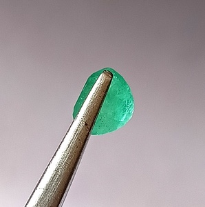 Piedra Preciosa Suelta de Esmeralda Verde Zambiana Natural, Corte Octogonal, Translúcida, de Lujo, Personalizada, 1.85 Quilates, 6mm, para Joyería - Product Image 3