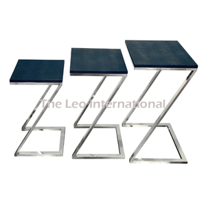 Mesa de Centro de Diseño Metálico para Decoración de Vestíbulo, Mueble de Aluminio Fundido con Forma de Rama de Árbol y Tapa de Mármol - Product Image 5