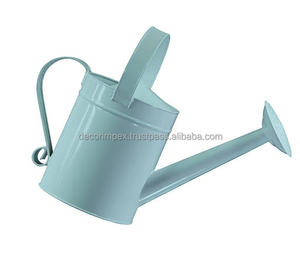Arrosoir en bleu avec bec et poignée en acier inoxydable pour une durabilité supplémentaire, jardinage, outils - Product Image 4