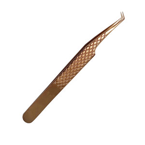 Pinzas Profesionales para Extensión de Pestañas con Nuevo Diseño de Mango en Forma de Corazón, Pinzas para Pestañas con Logotipo Personalizado, Pinzas de Acero Inoxidable - Product Image 1