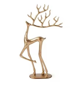 Premium Metal Reindeer Table Centerpiece Luxury <b>Decoration</b> for <b>Winter</b> Celebrations - Product Image 1