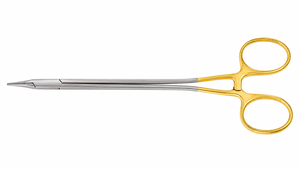 Porte-aiguille industriel Euphrate Pasque en acier inoxydable 18 cm droit 1 mm à mâchoires à dents croisées TC, poignée à cliquet, OEM - Product Image 5