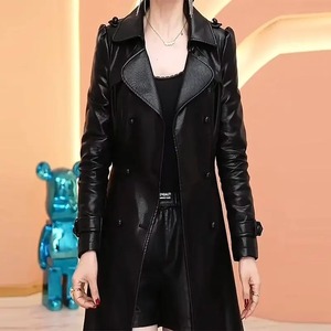 Lady <b>Womens</b> <b>Coat</b> Premium Fashion Long Length Winter Outerwear Jacket Elegant Warm Ladies <b>Coat</b> Long Sleeve Button Front Closure - Product Image 4
