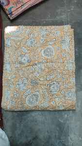 Handmade Indian Cotton Kantha Quilt <b>Vintage</b> Patchwork Bedspread Bohemians Customized Size Anti-static Floral Pattern 600TC - Product Image 4
