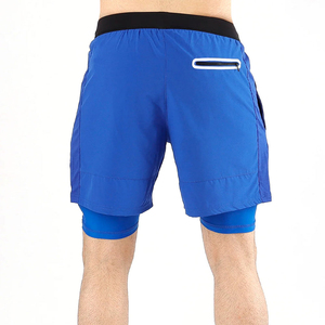 Shorts d'été imprimés en polyester respirant à taille mi-haute, anti-plis, séchage rapide, avec cordon de serrage, tricoté, décontracté - Product Image 5
