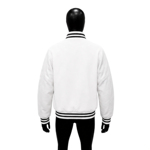Chaqueta Casual Blanca para Hombre de Alta Calidad, Chaqueta de Otoño Informal con Cierre de Botones, Chaqueta Exclusiva de Lana Estilo SYREET - Product Image 2