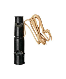 Nouveauté : Sifflet en corne de buffle polie, écologique, couleur naturelle - Product Image 2
