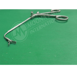 Pince de biopsie manuelle de précision à double action avec insert de nettoyage et d'aspiration, en acier inoxydable, certifiée ISO/CE, portée de travail 10 cm - Product Image 5