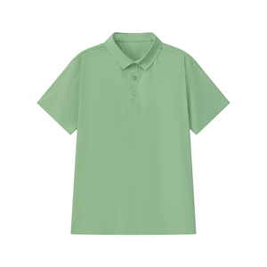 เสื้อเชิ้ตผู้ชายลายทางสีตัดต่อ แขนสั้น ผ้าอ็อกซ์ฟอร์ด ระบายอากาศได้ดี โพลีเอสเตอร์ โลโก้ด้านหน้า ทรงลำลอง ใส่สบาย สีขาวแดง - Product Image 4