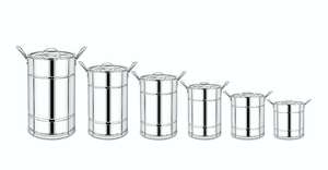 PREMIUM STAINLESS STEEL 7.5 LITER HOTPOT <b>MIRROR</b> FINISH HEAVY DUTY INSULATED CASSEROLE LARGE CAPACITY CATERING USE - Product Image 2