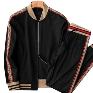 Unisex Red Tracksuit Full <b>Zip</b> Sporty Style Side Pockets Regular Fit Adult Breathable Polyester Spring Wear - Product Image 5
