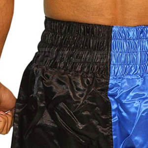 Shorts de Muay Thai professionnels en tissu satiné de qualité supérieure, conçus sur mesure pour des séances d'entraînement de coups puissants - Product Image 6
