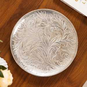 Nouveau design de plateau décoratif en métal pour fruits secs, caractéristiques durables, plateaux décoratifs en métal pour mariage, plateaux en métal - Product Image 3