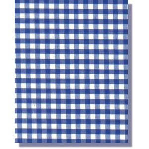 <b>Blue</b> White Gingham Plaid Lace Fabric 43/44" 110GSM Woven Cotton Home Textile Wrinkle Resistant Lightweight Quick-Dry Breathable - Product Image 5