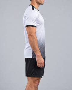 Maillot de football pour homme Claw Intl, col en V, manches courtes, sublimation géométrique, polyester respirant - Product Image 4