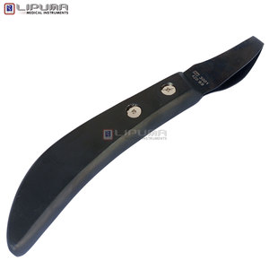 Cuchillo de Herrador LIPUMA VETRA, Recubrimiento Negro Plasma Plateado, 23 cm, Hoja Ultra Afilada de Acero Inoxidable Japonés J2, Profesional para Recorte de Pezuñas - Product Image 4