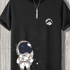 T-shirt homme personnalisé avec logo imprimé, nouveau style, 100% coton, léger, coupe ample, tissu doux, t-shirt graphique fabriqué au Pakistan - Product Image 2