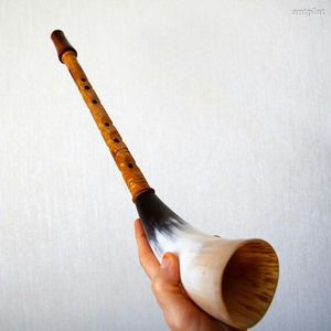 Corne de buffle 100% naturelle, artisanale, traditionnelle, pour signalisation musicale, objet rustique, de collection et décoratif - Product Image 2