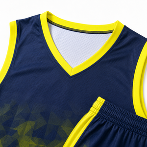 Conjunto de Baloncesto Unisex Transpirable y Ecológico de Alta Calidad, Camiseta sin Mangas con Pantalones Cortos a Juego, Uniforme Personalizado con Nombre de Equipo para Entrenamiento - Product Image 5