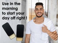 Huile de Cologne Solide Parfum de Luxe pour Homme Senteur Boisée et Terrestre 10ml Noir & Blanc Vente en Gros Fabriqué à Taïwan Personnalisable