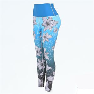 Leggings de yoga taille haute respirant Spandex/PolyesQuick Dry Crossover taille légère sans couture taille élastique Leggings de yoga - Product Image 3