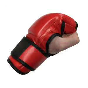 Gants de MMA en cuir de qualité supérieure pour l'entraînement et le sparring, design durable, forte adhérence, antidérapants, imperméables, ajustement confortable pour - Product Image 5