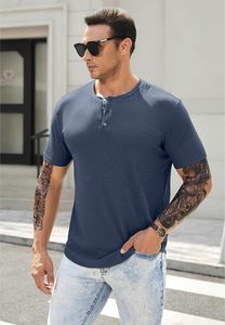 เสื้อยืดผู้ชายพรีเมียม ผ้าฝ้าย 100% สกรีนโลโก้ได้ คอกลม แขนสั้น สไตล์ลำลอง แฟชั่นสตรีทแวร์ ใส่สบายสำหรับฤดูร้อน - Product Image 3