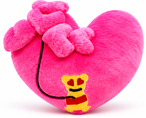 Coussin en peluche en forme de cœur de designer, jouet doux, coussin décoratif pour canapé et lit, cadeau romantique, vente en gros OEM, coussin personnalisé - Product Image 1