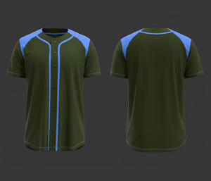 Entrega Rápida, Uniforme de Béisbol con Sublimación Completa |   Uniforme de Béisbol para Equipo con Logotipo y Números Personalizados |   Poliéster Transpirable - Product Image 5