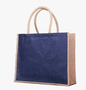 Sac fourre-tout en jute uni standard en promotion pour le shopping, l'emballage, les cadeaux, les événements promotionnels, les fêtes et le rangement - Product Image 1