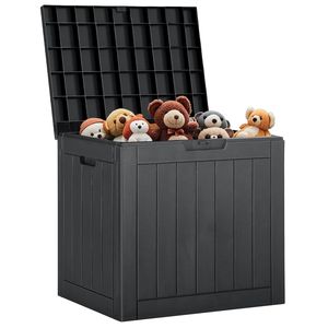 Boîte de rangement en résine imperméable et résistante aux UV de 31 gallons pour jardin extérieur et rangement intérieur - Product Image 1
