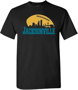 T-shirt Kansas City Football Skyline en coton rouge, thème sportif, vêtements unisexes, lavable en machine - Product Image 3