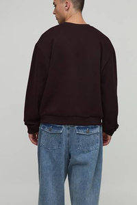 Sweat-shirt personnalisé pour homme avec impression sérigraphique, manches longues, streetwear, vêtements décontractés OEM, design personnalisé, vêtements haut de gamme - Product Image 2