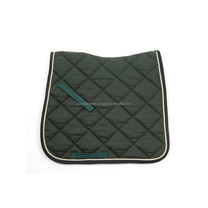 Almohadilla de Montura para Caballo de Algodón Ecológico de Alta Calidad y Diseño Moderno |   Manta de Silla de Montar Ecuestre con Color y Logotipo Personalizados - Product Image 1