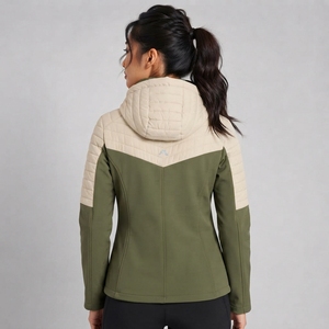 Veste softshell pour femme de qualité supérieure, respirante, imperméable, écologique, pour l'hiver, avec un matériau flexible et un intérieur doux pour un confort optimal - Product Image 3